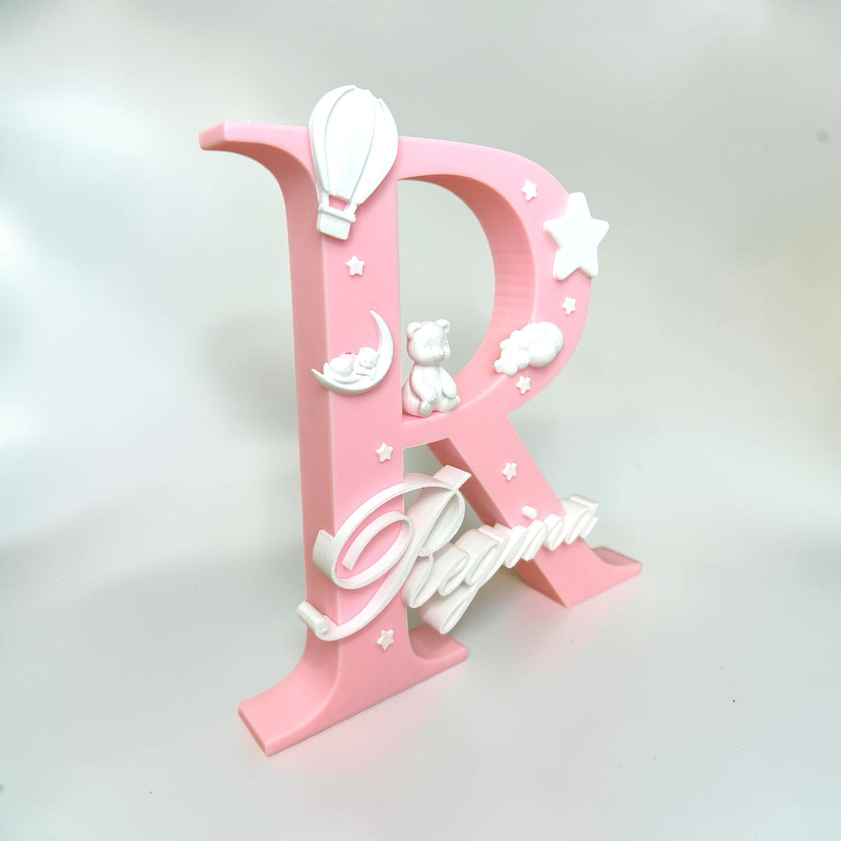 Letra 3D personalizada para bebé