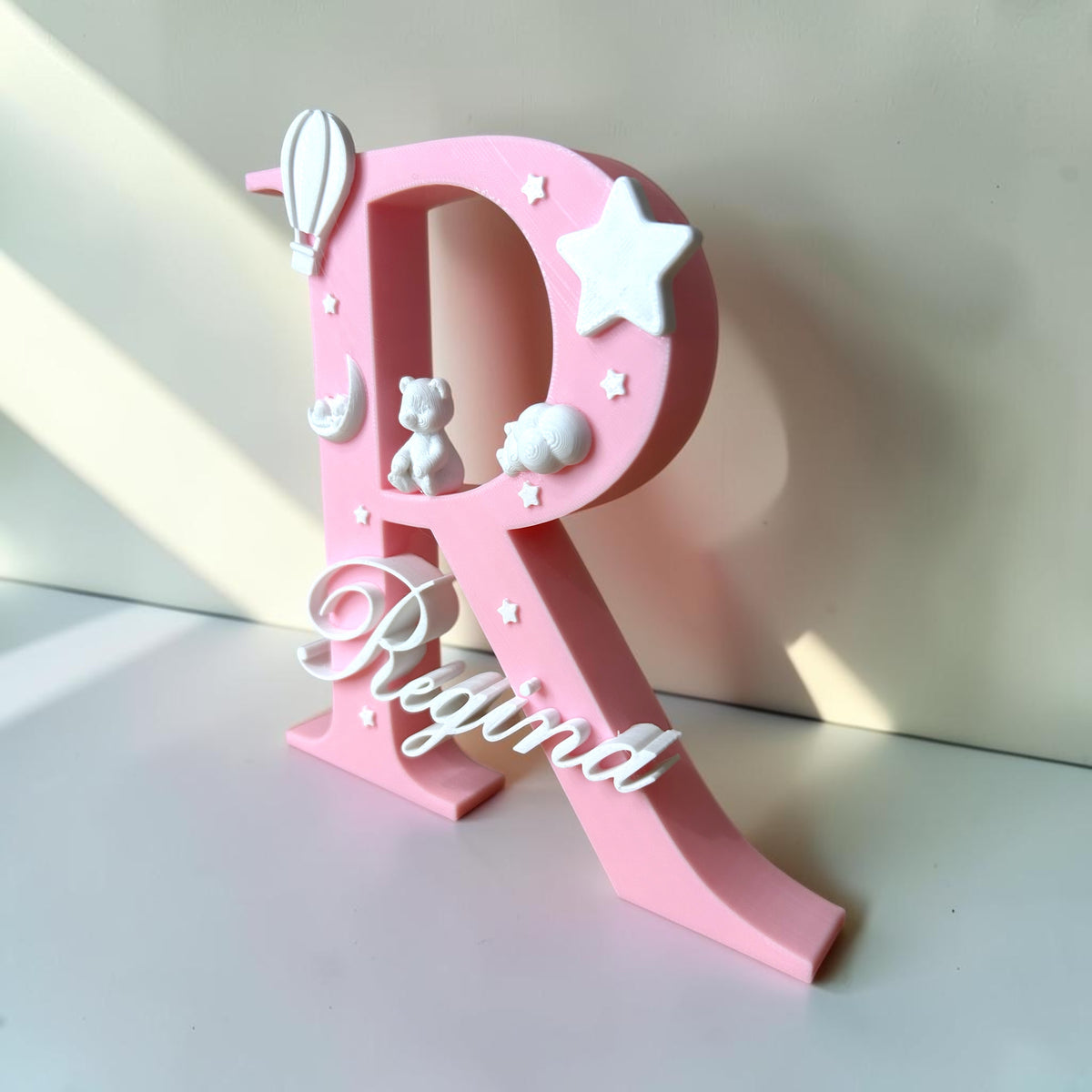 Letra 3D personalizada para bebé